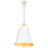 Ellen 1-light Pendant Studio White w/ Aged Brass