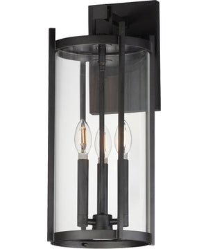 Belfry 3-Light Wall Sconce Black