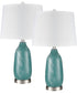 Lyric 25'' High 2-Light Table Lamp - Set of 2 Green