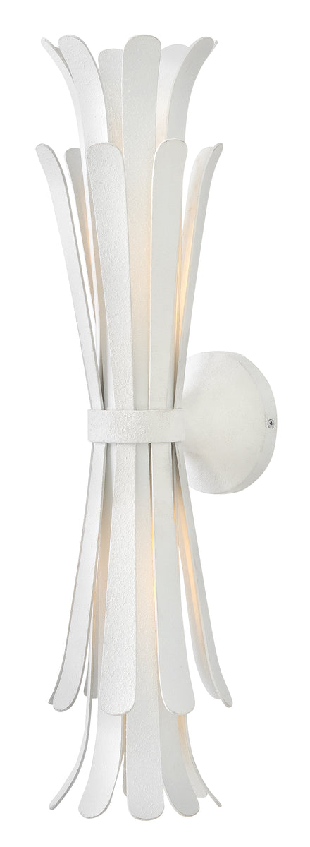 Reina 2-Light Large Two Light Sconce in Textured Plaster