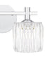 Spade Medium 2-light Bath Light Polished Chrome