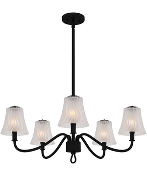 McKinney 5-light Chandelier Matte Black