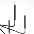 Providence 6-light Chandelier Matte Black