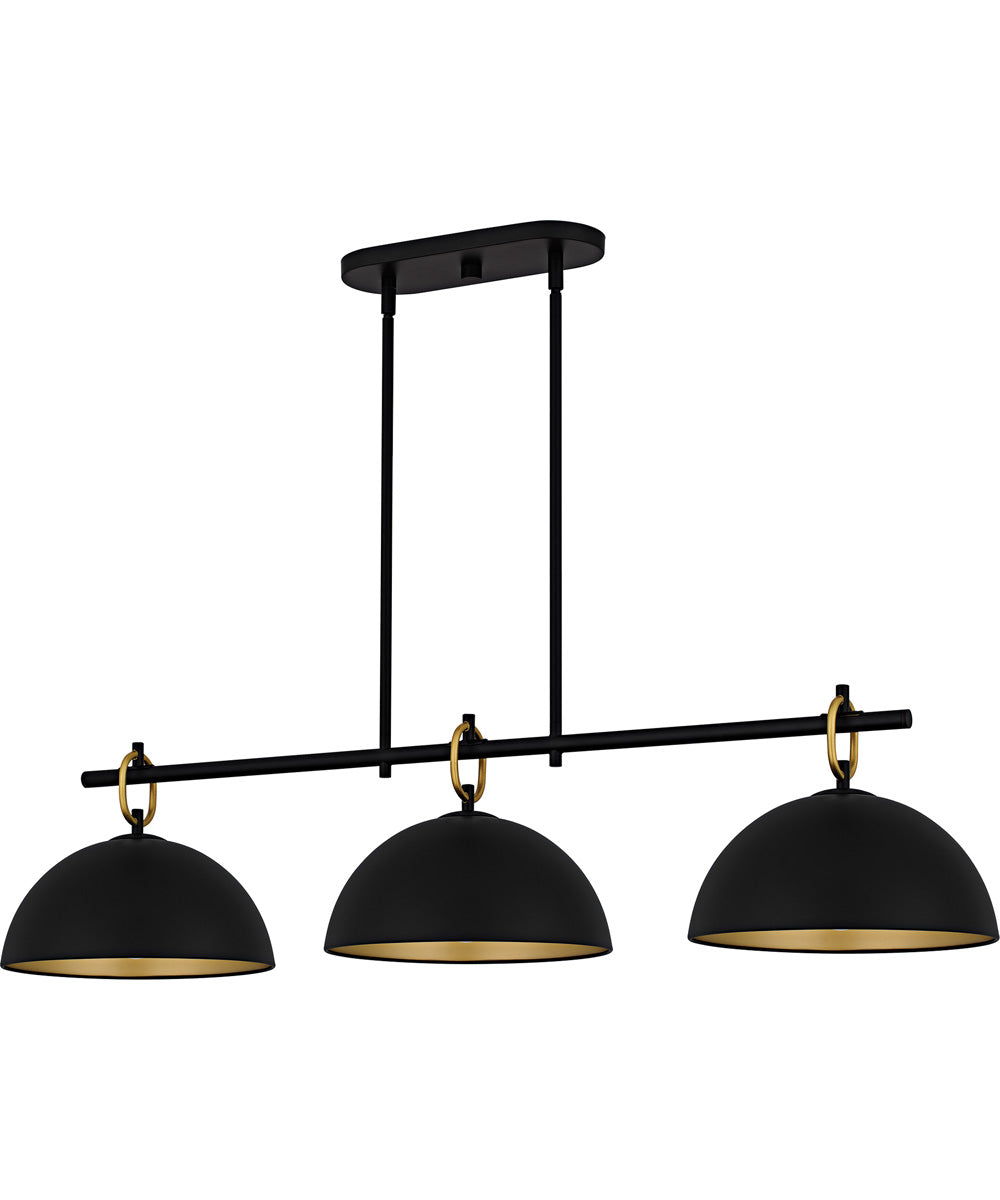 Cleo Large 3-light Island Light Matte Black