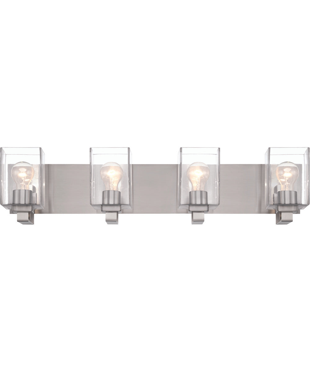 McClane 4-Light Lighting Brushed Polished Nickel