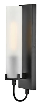 Ryden 1-Light Medium Single Light Sconce in Black