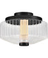 Reign LED-Light Small LED Flush Mount in Black