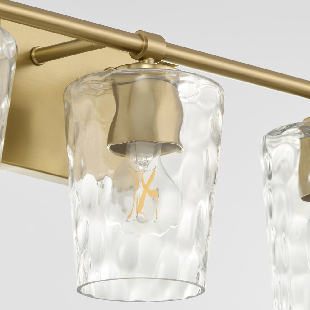 Goodwin 3-light Bath Vanity Light Aged Brass