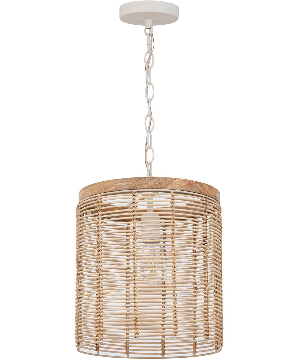 Vannerie 1-Light Large Pendant Ecru