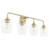 Raymond Bath Vanity Light Aged Brass