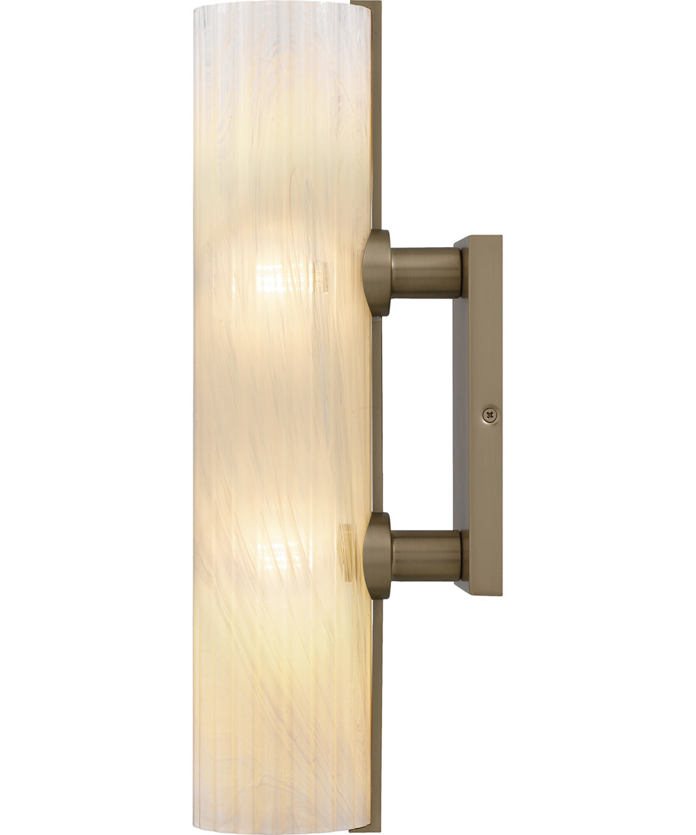 Curran Small 2-light Wall Sconce Bronze Gold