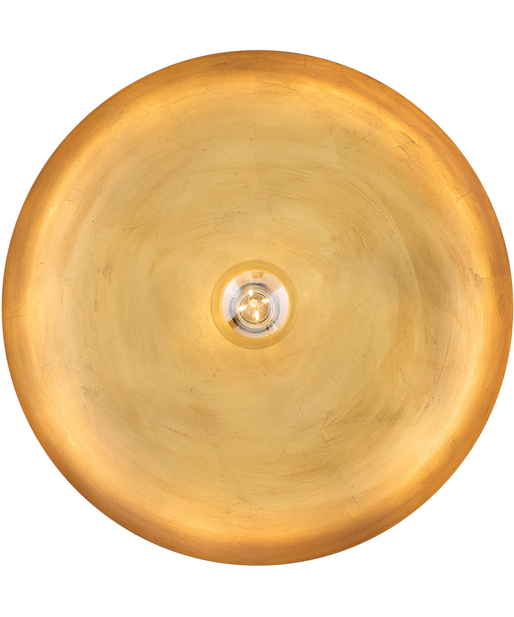 Sadie 1-Light Large Dome Pendant in Lacquered Brass