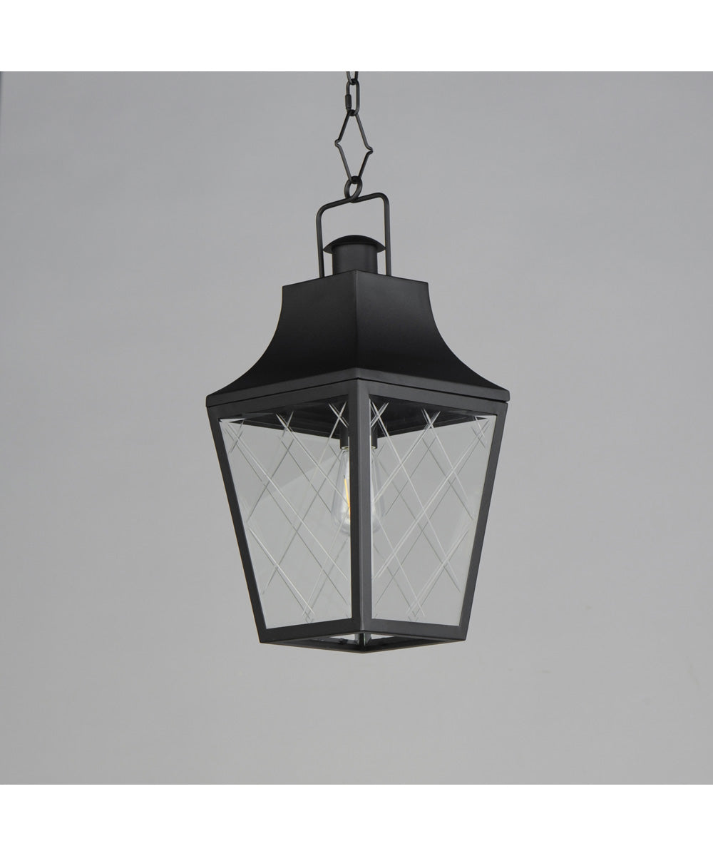 Storybook 1-Light Outdoor Pendant Black