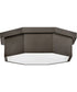 Facet 3-Light Medium Flush Mount in Black Oxide