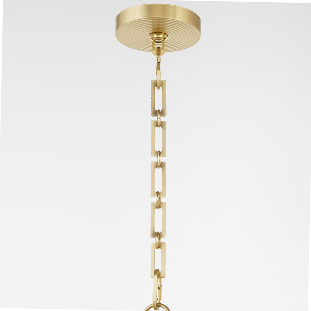 Belleview 5-light Pendant Aged Brass