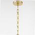 Belleview 5-light Pendant Aged Brass