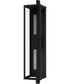 Dale Extra Large 2-light Outdoor Wall Light Matte Black