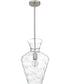 Quoizel Portable Lamps - Multipack 1-light Pendant Brushed Nickel