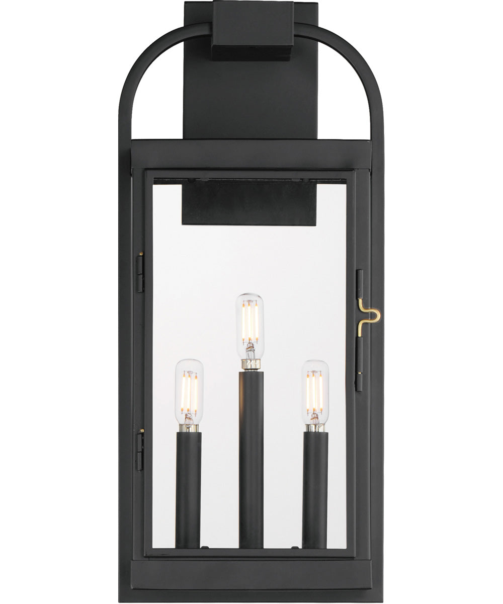 Bonham Large Outdoor Wall Sconce Black