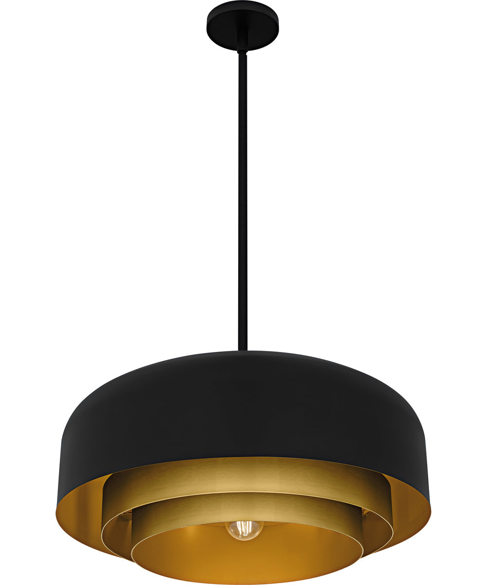 Frankie Large 4-light Pendant Matte Black