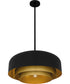 Frankie Large 4-light Pendant Matte Black