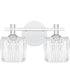 Spade Medium 2-light Bath Light Polished Chrome