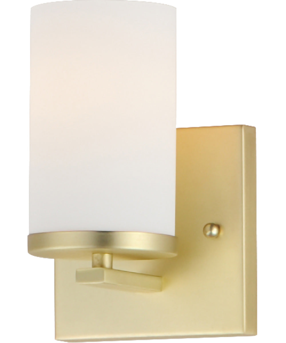 Lateral 1-Light Bath Vanity Satin Brass