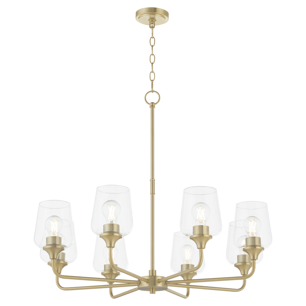 Raymond Chandelier Aged Brass