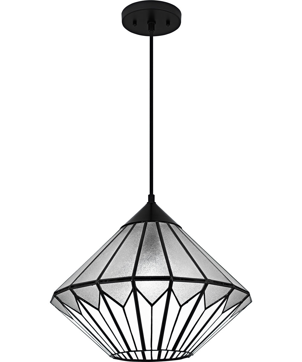 Tiffany 1-light Pendant Matte Black