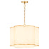 Belinder 4-light Pendant Non-Lacquered Brass