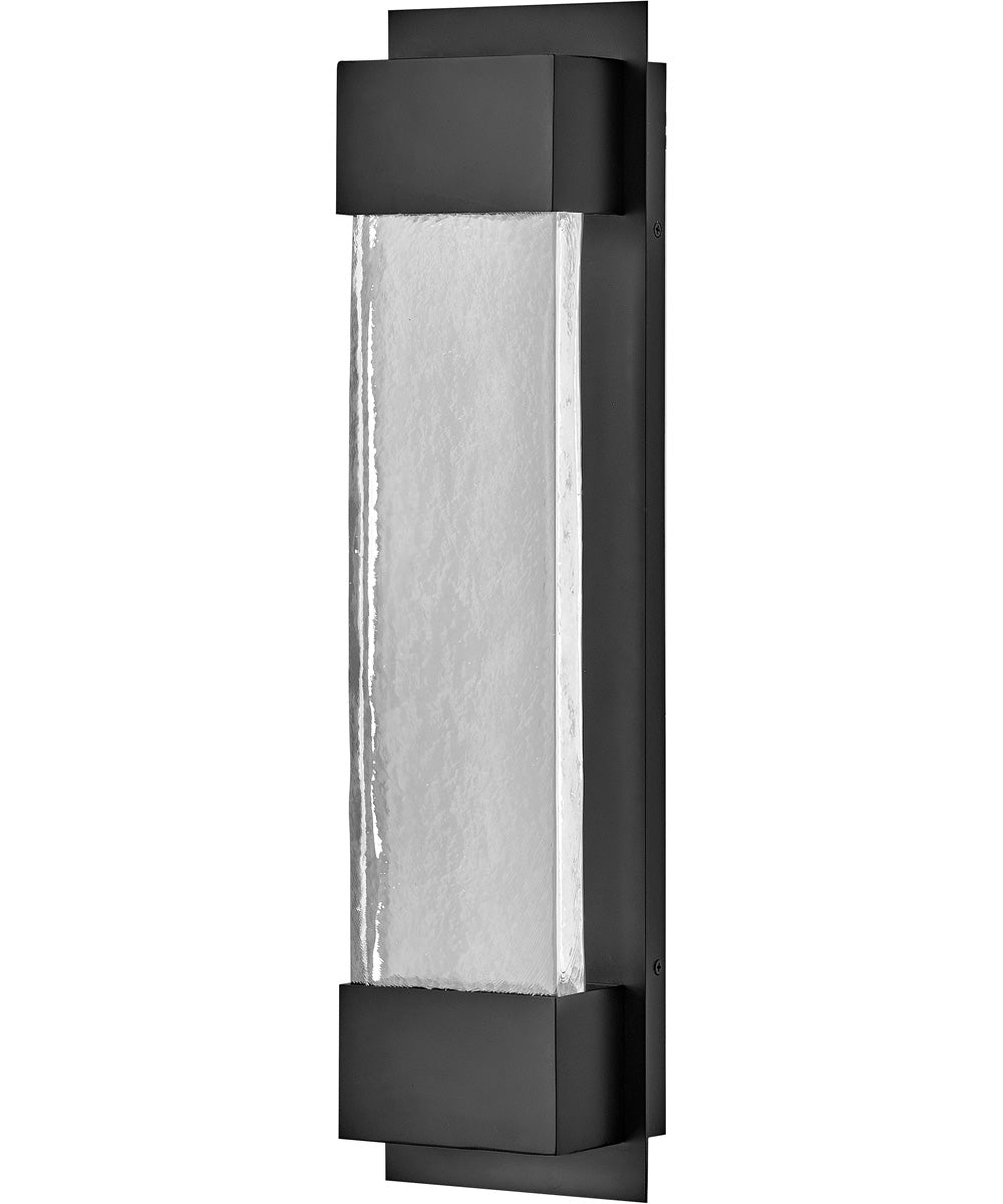 Rune LED-Light Large Wall Mount Lantern in Black