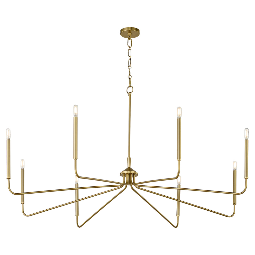 Providence 8-light Chandelier Aged Brass