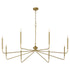 Providence 8-light Chandelier Aged Brass