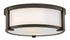 Lowell 2-Light Small Flush Mount in Oil Rubbed Bronze