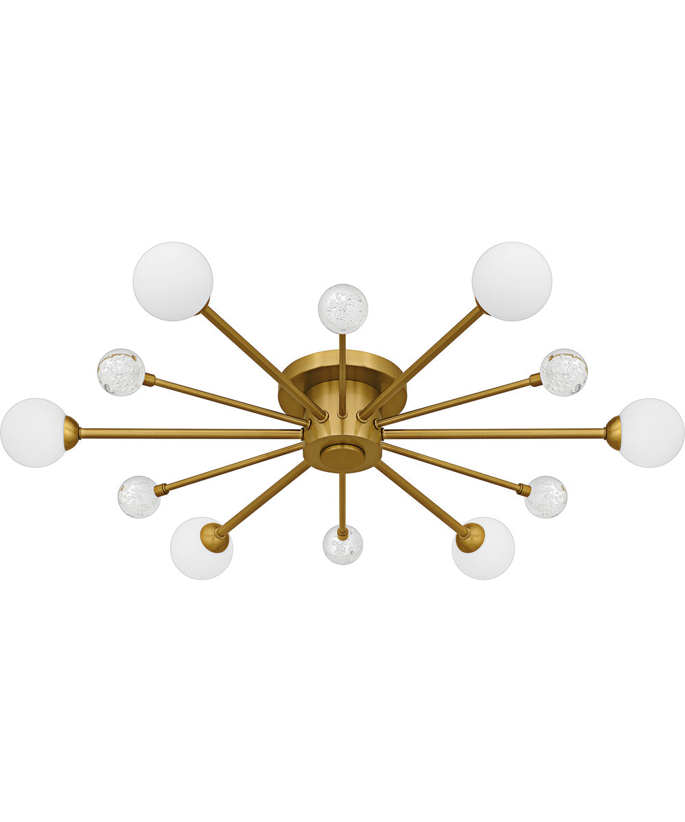 Quoizel Semi-Flush Mount Extra Large 6-light Semi Flush Mount Brushed Gold