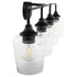 Raymond 4-light Bath Vanity Light Matte Black