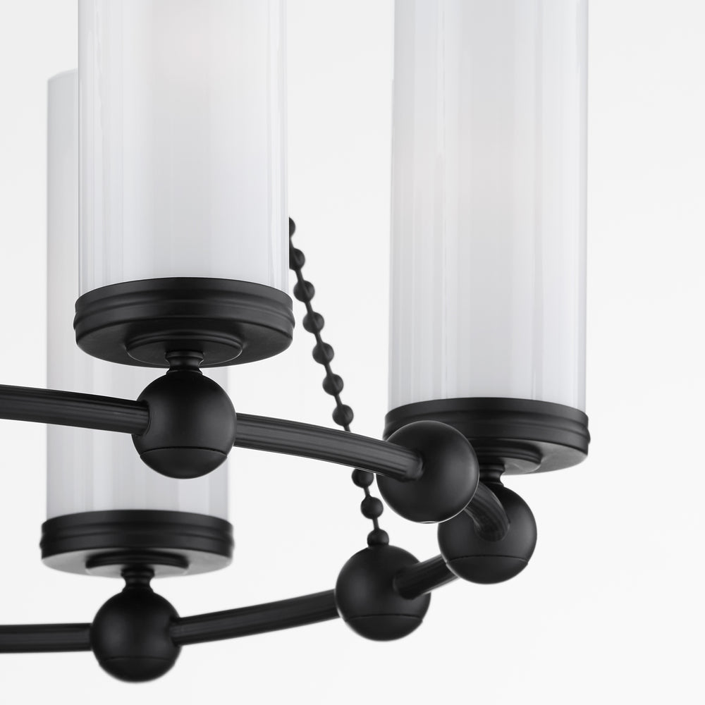 Lee Boulevard 6-light Chandelier Matte Black