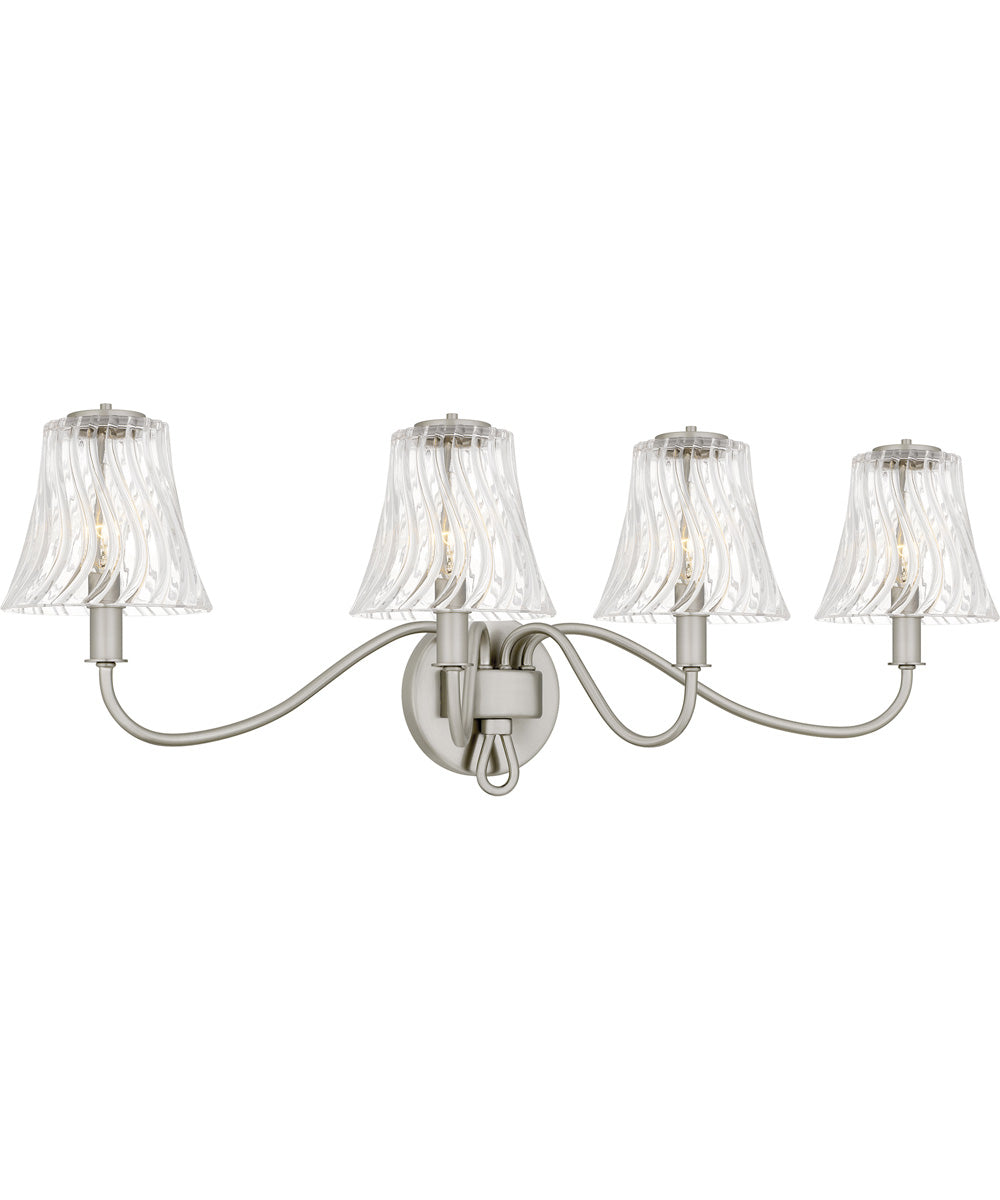 McKinney 4-light Bath Light Brushed Nickel