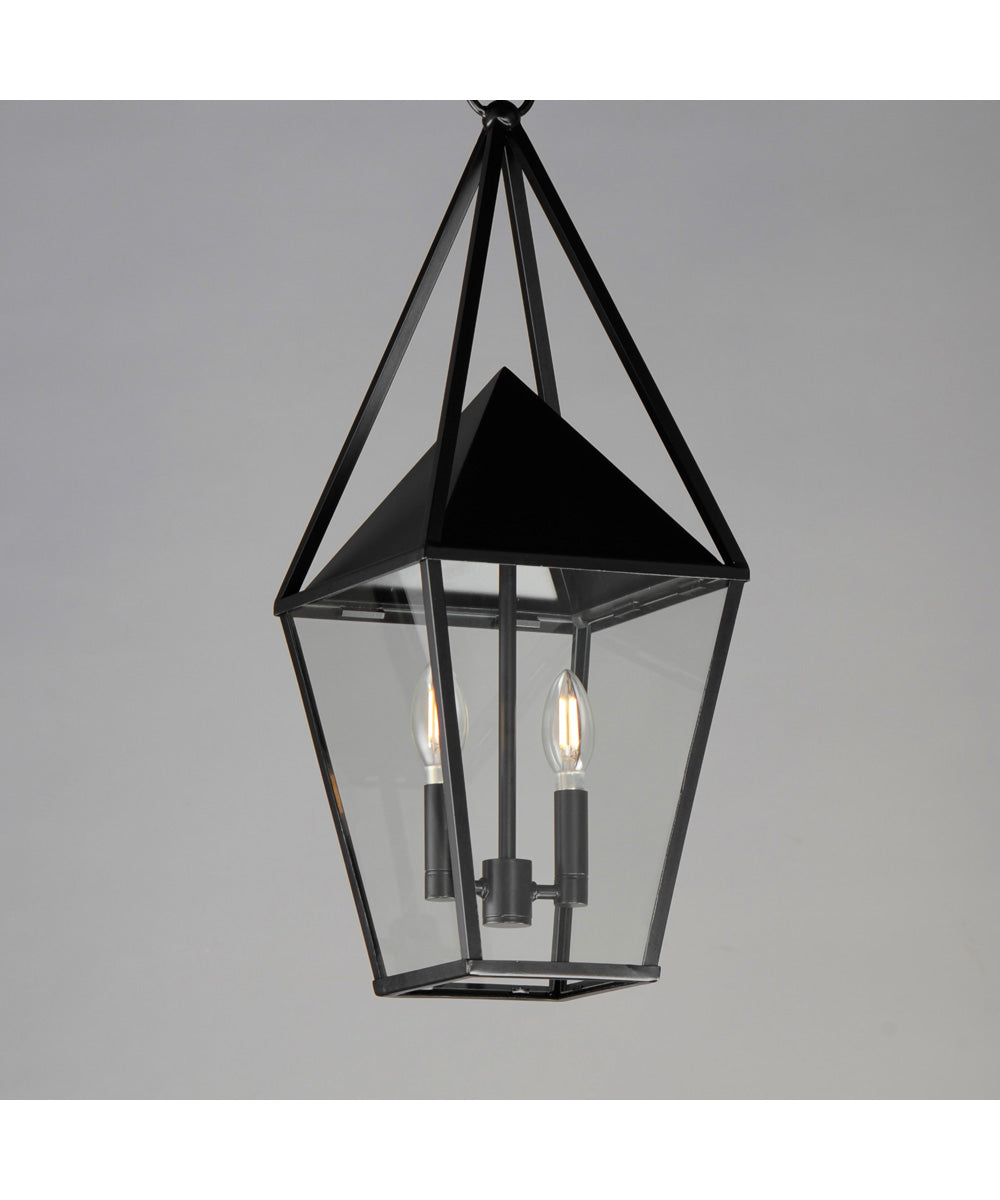 Bavaria 2-Light Large Outdoor Pendant Black