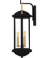 Crestfield Large 3-light Outdoor Wall Light Matte Black