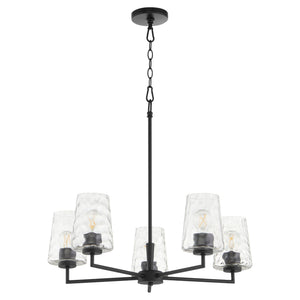 Goodwin 5-light Chandelier Matte Black