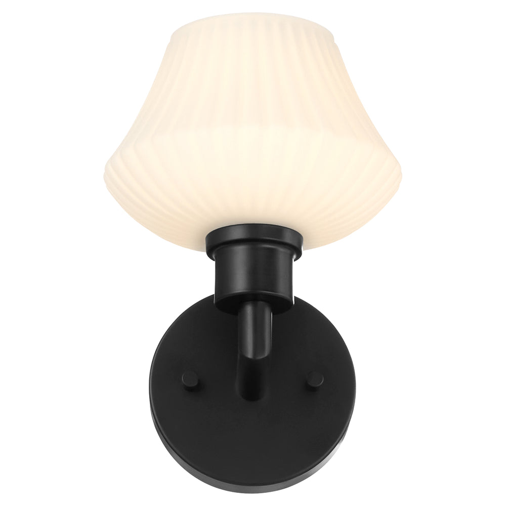 Cassini 1-light Wall Mount Light Fixture Matte Black