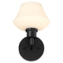 Cassini 1-light Wall Mount Light Fixture Matte Black