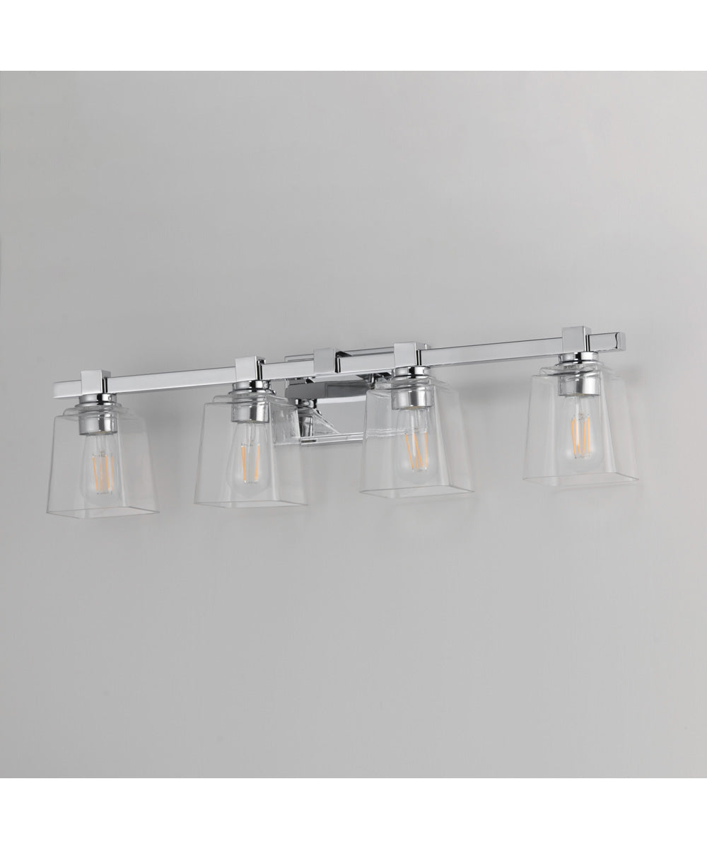 Cubos 4-Light Bath Vanity Polished Chrome