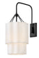 Gwen 1-Light Large Single Light Sconce in Black