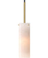 Blizzard 1-Light Pendant Natural Aged Brass