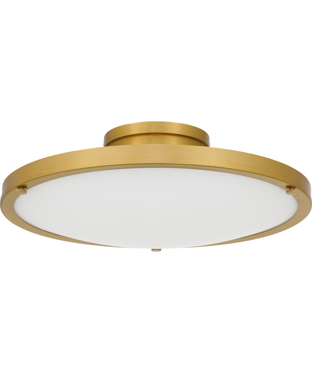 Quoizel Semi-Flush Mount Medium Semi Flush Mount Brushed Gold