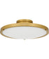 Quoizel Semi-Flush Mount Medium Semi Flush Mount Brushed Gold