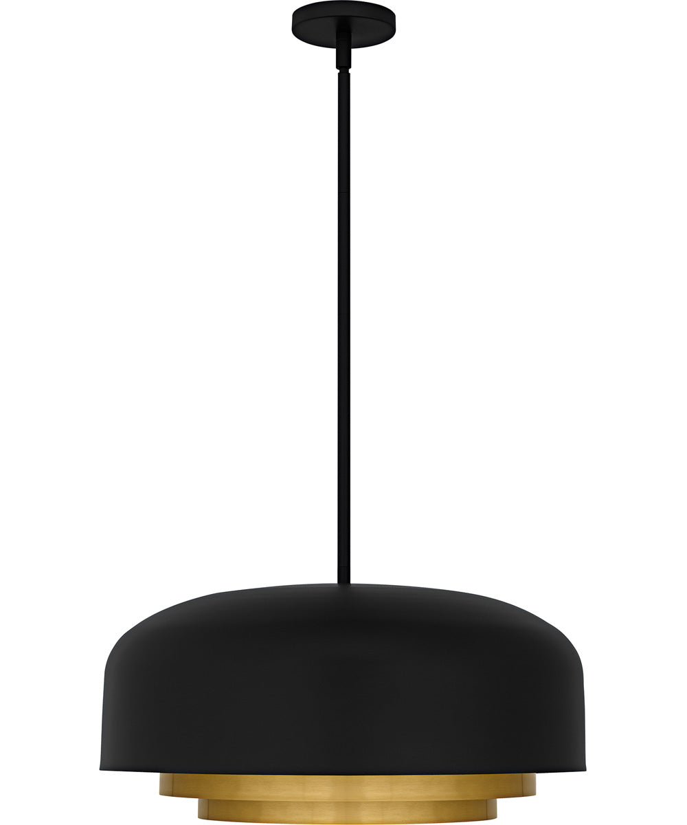 Frankie Large 4-light Pendant Matte Black