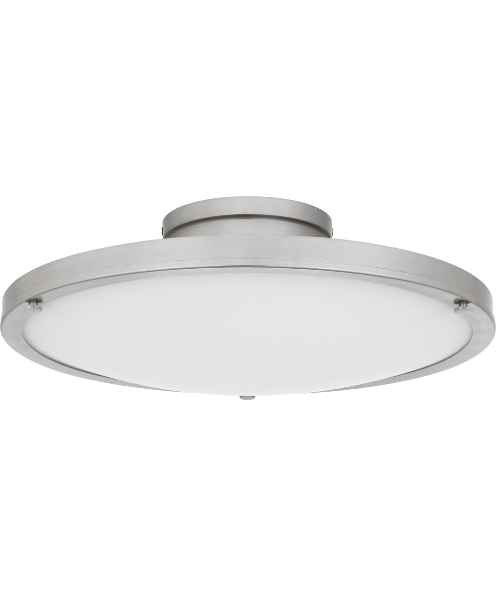 Quoizel Semi-Flush Mount Medium Semi Flush Mount Brushed Nickel